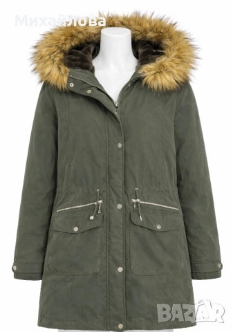 Дамска зимна парка зелено LC Waikiki, снимка 2 - Якета - 53064105