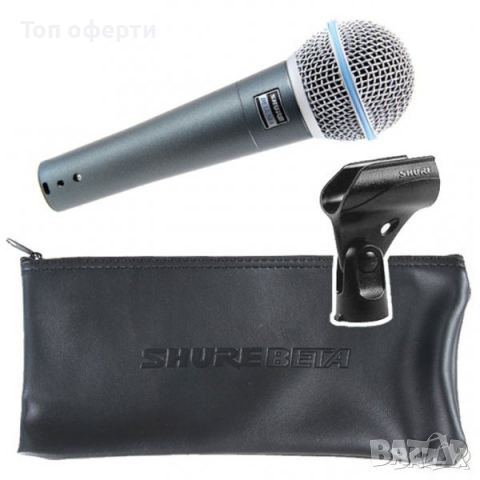 Вокален Микрофон SHURE BETA 58A Професионален, снимка 2 - Микрофони - 36325235