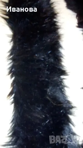 Яки от естествена кожа и шал кашмир, снимка 5 - Шалове - 48345048