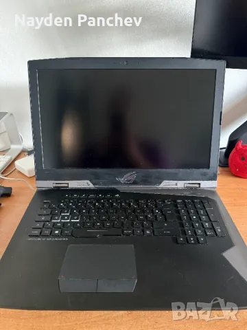 ASUS ROG g703g i7 8750H, 32gb RAM, RTX 2080, 2x512GB SSD, 1TB SSHD, снимка 3 - Лаптопи за дома - 50333529