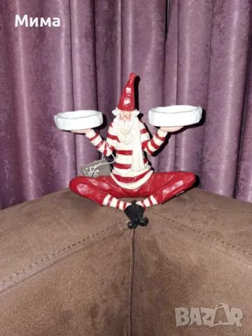 Комплект италянски коледни свещници, снимка 9 - Коледни подаръци - 48070049