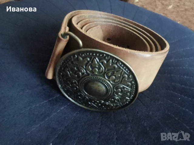 Дамски колан от телешка кожа , снимка 5 - Колани - 52273621