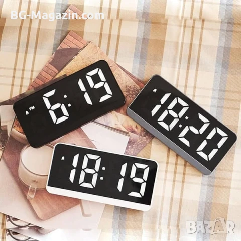 Настолен електронен LED часовник с големи цифри температура UBS за стена деца дигитален големи цифри, снимка 2 - Други - 51038947