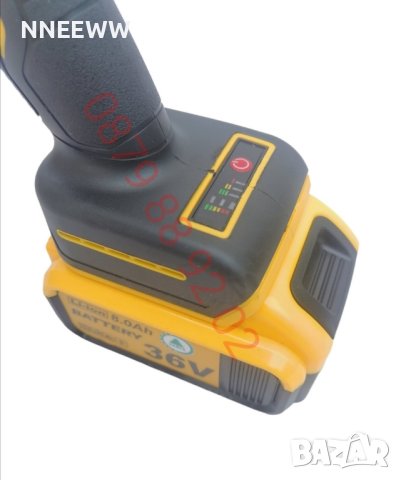 Комплект акумулаторни инструменти винтоверт и ъглошлайф 2 в 1, снимка 3 - Куфари с инструменти - 42040782