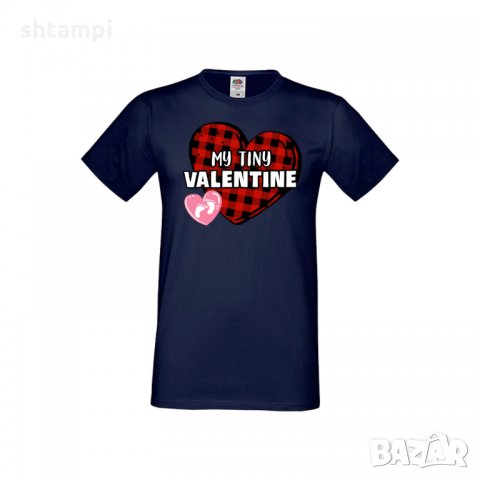 Мъжка тениска Свети Валентин My Tiny Valentine , снимка 6 - Тениски - 35712307