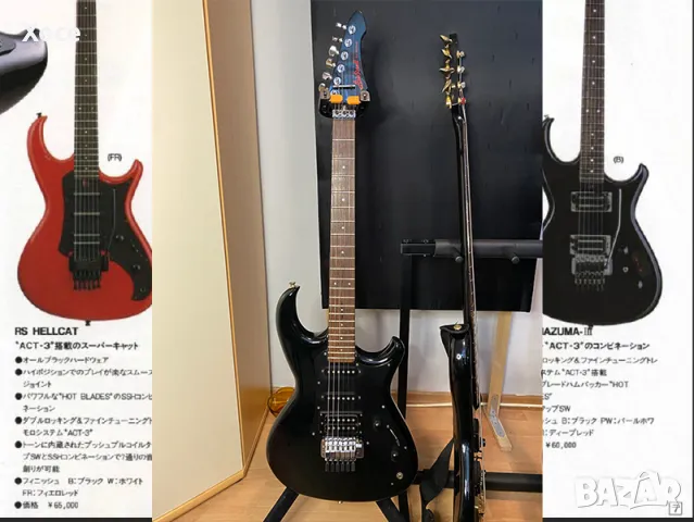 80's Електрическа китара Aria Pro II RS Wildcat Made in Japan 80's, снимка 1