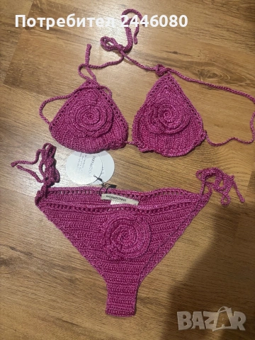 Оригинален бански розов, снимка 2 - Бански костюми - 53650424