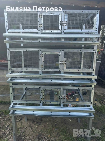 Клетка за пъдпъдъци, зайци и пилета /кокошки/