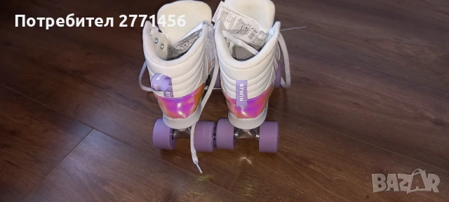 РОЛКОВИ КЪНКИ QUAD 100, ЛИЛАВИ/38-ми номер, снимка 2 - Детски маратонки - 50894139