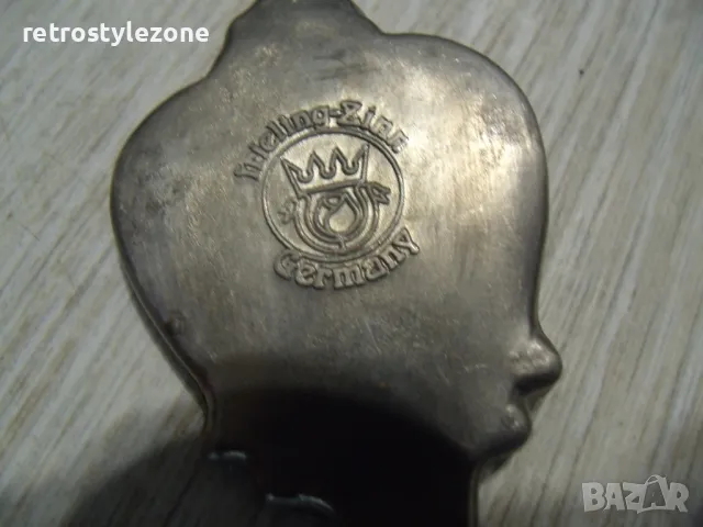 № 7821 три стари метални / калаени лъжици - Frieling Zinn   - серия години - 1982 , 1983 , 1984   - , снимка 8 - Други ценни предмети - 48593193