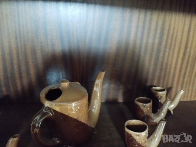стар керамичен сервиз, снимка 4 - Антикварни и старинни предмети - 40886085