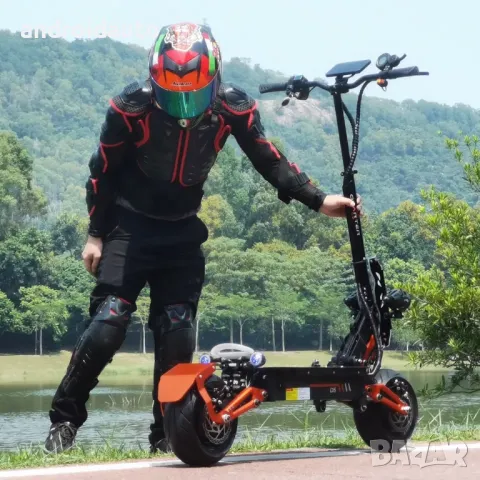 Eлектрически скутер/тротинетка Quickwheel D5 5000W,48V/35Аh,12 inch, снимка 5 - Велосипеди - 47667087