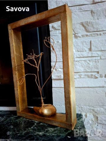 Обемно пано "Цвете", снимка 3 - Ръчно изработени сувенири - 53036873