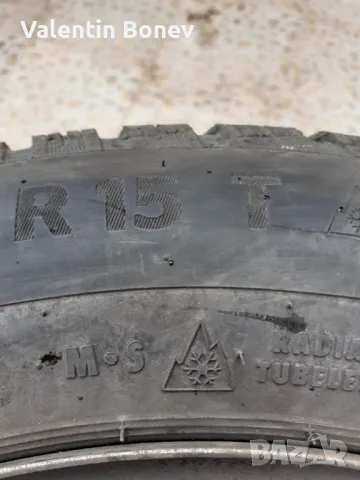 Зимни гуми с джанти 185/65R15, снимка 9 - Гуми и джанти - 49922387