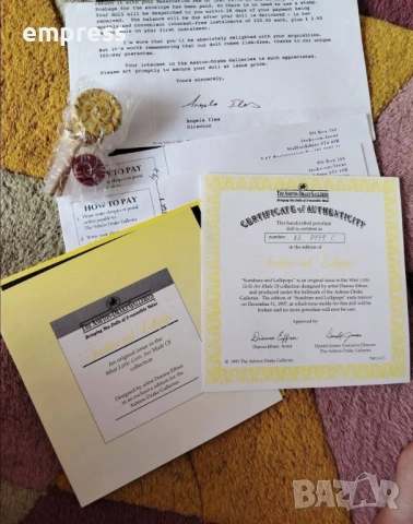 Сет порцеланови кукли Dianna Effner , снимка 6 - Колекции - 53066124