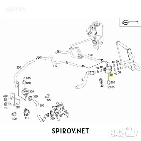 Kлапан парно (Дуовентил) OE Mercedes W211 W219 A2118320584, снимка 6 - Части - 55701604