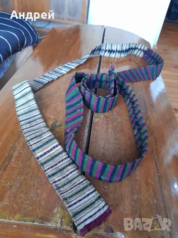 Стар сърмен колан за носия,Сая #4, снимка 4 - Антикварни и старинни предмети - 49533163