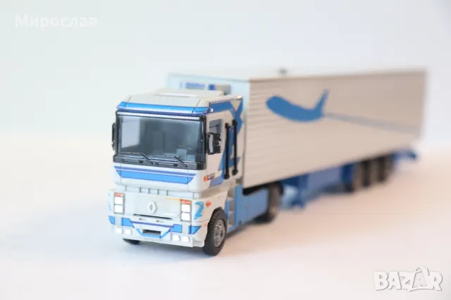 AMW 1:87 H0 RENAULT MAGNUM КАМИОН ТИР МОДЕЛ КОЛИЧКА, снимка 3 - Колекции - 50153483
