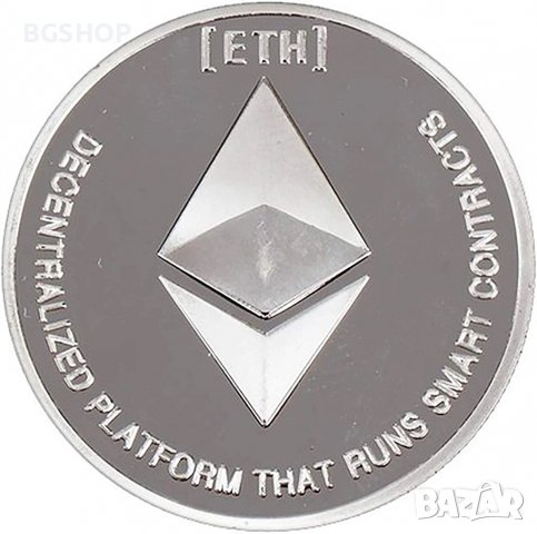 Етериум монета / Ethereum Coin ( ETH ) - Silver, снимка 4 - Нумизматика и бонистика - 39061900