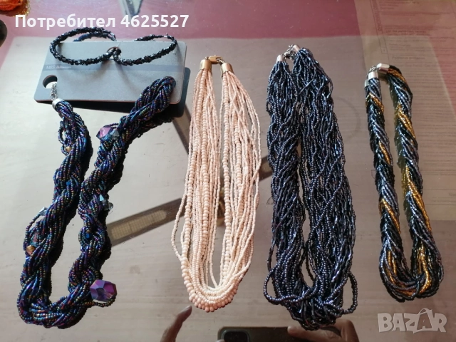 Колиета от мъниста и естествени материали , снимка 5 - Колиета, медальони, синджири - 52089550