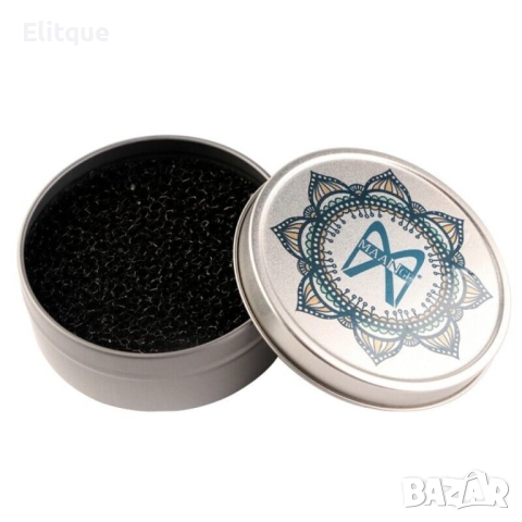 Кутия с гъбка за почистване на четки за грим  MAANGE с активен въглен HZS103, снимка 7 - Други - 52820399