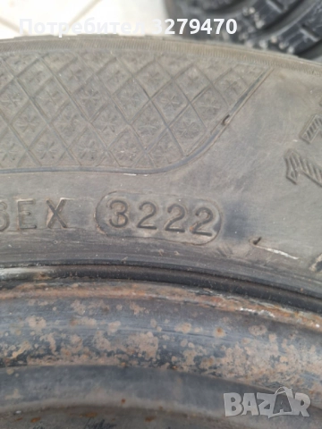 Продавам 4 бр. джанти със зимни гуми за Рено 175*65*14, снимка 2 - Гуми и джанти - 52803718