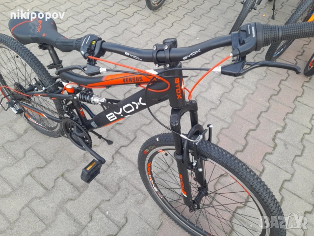 BYOX Велосипед 24" VERSUS черен.червен, снимка 12 - Велосипеди - 53848950