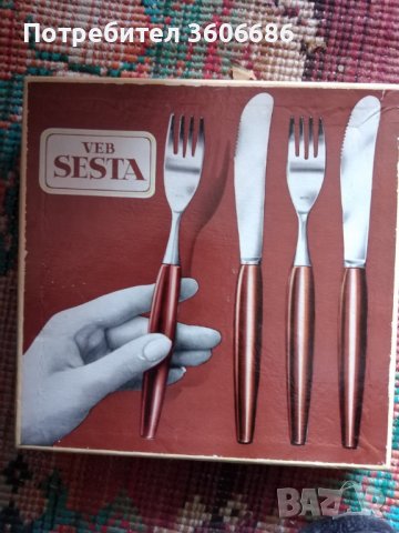 6 вилици и 6 ножа VIB SESTA за 30 лева, снимка 1 - Прибори за хранене, готвене и сервиране - 39888351