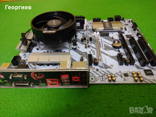 Комплект MSI B350 + Ryzen 7 2700x + 16gb ram ddr4, снимка 3 - Дънни платки - 53292253