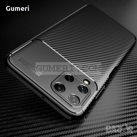 Samsung Galaxy A22 4G Противоударен Силиконов Гръб - Карбон, снимка 3 - Калъфи, кейсове - 33937206