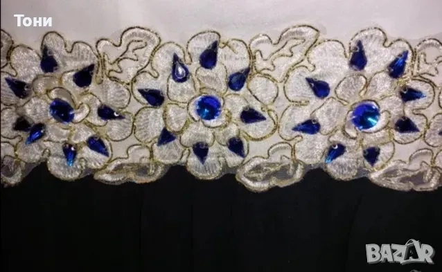 Нова Официална Рокля с Бродерия S, снимка 3 - Рокли - 52792969