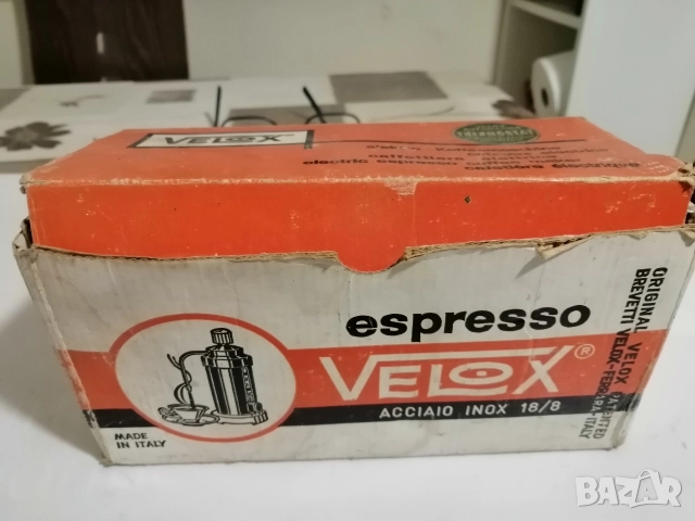 Ретро, италианска кафеварка VELOX, снимка 14 - Кафемашини - 52850024