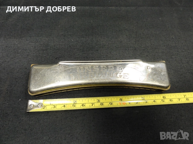СТАРА РЕТРО УСТНА ХАРМОНИКА HOHNER UNSERE LIEBLINGE GERMANY, снимка 7 - Други - 51595667