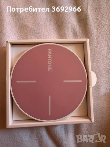 безжично зарядно устройство Pantone (15W Fast Wireless Charger), снимка 2 - Външни батерии - 55914171