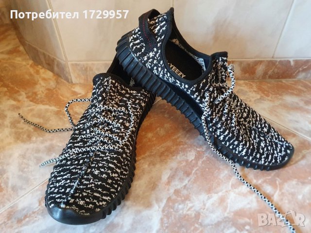 Adidas Yeezy Boost 350 Pirate Black  Номер -43, снимка 3 - Маратонки - 41596075