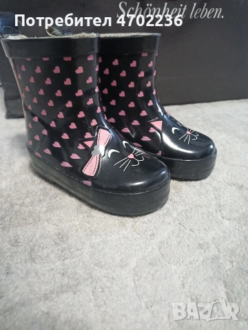 Нови бебешки детски гумени ботуши за момиче 18 номер