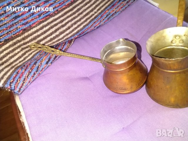 Медни канчета за варене на кафе-чай и други №2, снимка 4 - Съдове за готвене - 34528467