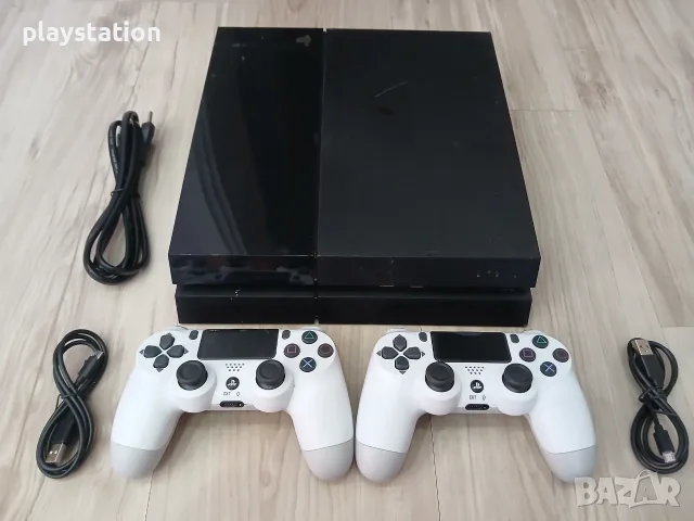 PlayStation 4 (PS4) 500GB + Дигитални игри + 2 НОВИ джойстика, снимка 2 - PlayStation конзоли - 55780636