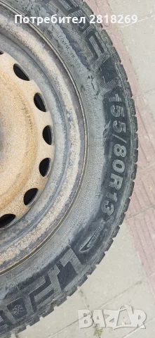 Всесезонни гуми Linglong 155/80 R13 с джанти + резервна гума, снимка 2 - Гуми и джанти - 55750244