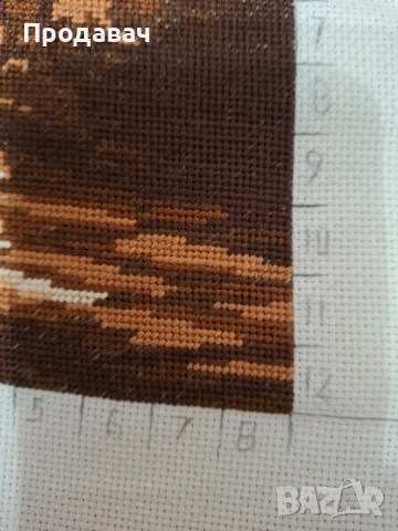 Гоблен " Кафявия замък", снимка 2 - Гоблени - 52360583
