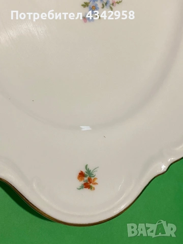 Винтидж плато Mitterteich Bavaria.1950-1970г., снимка 5 - Антикварни и старинни предмети - 53498997