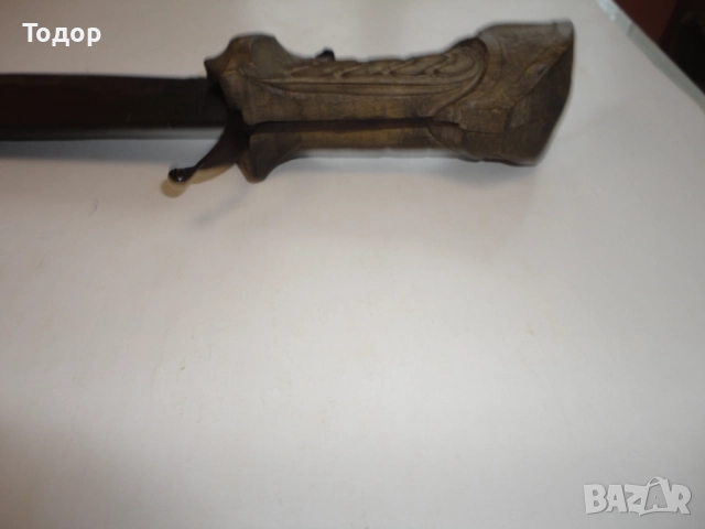 Брутален ятаган меч сабя , снимка 3 - Антикварни и старинни предмети - 52826228