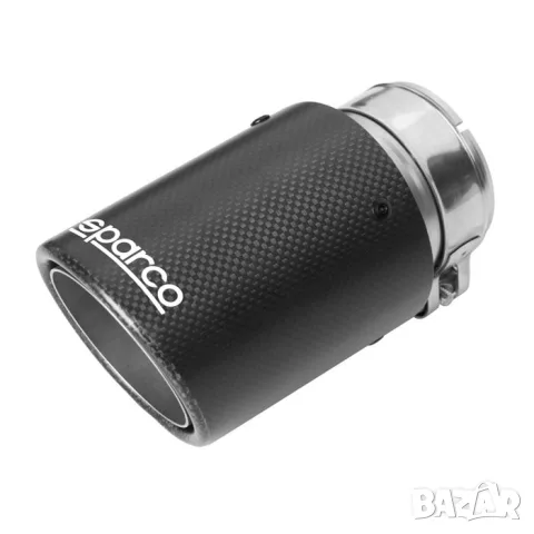 Универсален стоманен накрайник за ауспух Sparco с изход 89 мм
