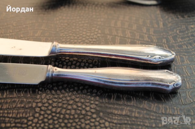 Посребрен комплект за хранене 24 броя , снимка 16 - Колекции - 42654427