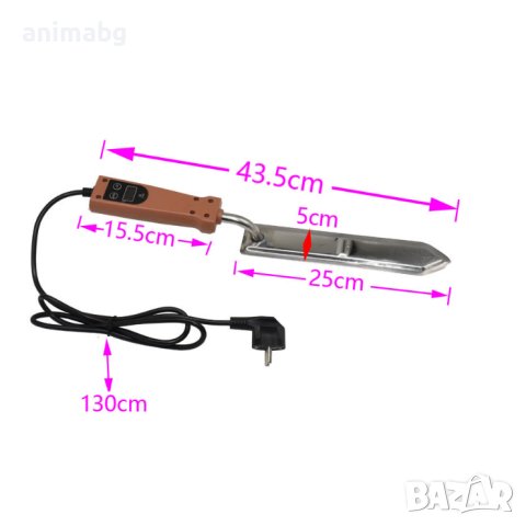 ANIMABG Електрически нож за разпечатване с регулатор и дисплей, Електрически нож за разпечатване на , снимка 2 - Друга електроника - 41503593