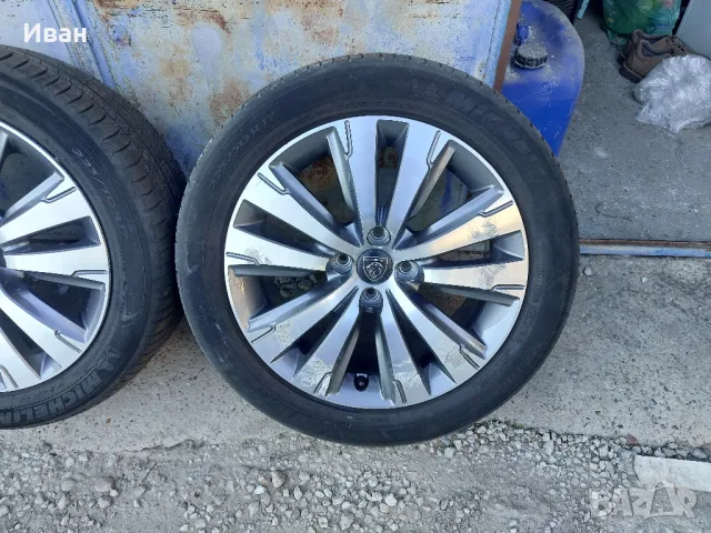 5 бр. Оригинални алуминиеви джанти 17 Пежо Peugeot 3008 4*108 Ситроен, снимка 2 - Гуми и джанти - 49883268