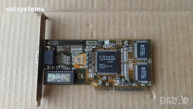 Видео карта S3 Super Trio3D CT3A-15A REV:1.5 4MB AGP