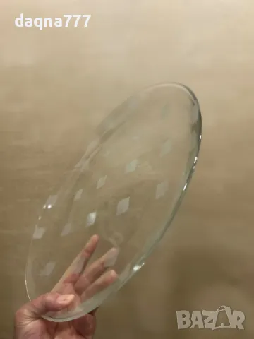 Витринна, голяма стъклена купа/ поднос  За торта/ сладкиши, снимка 7 - Прибори за хранене, готвене и сервиране - 50145165