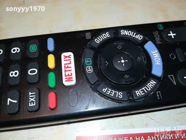 SONY RMT-TX102D NETFLIX REMOTE-ВНОС FRANCE 2303222025, снимка 5 - Дистанционни - 36211076