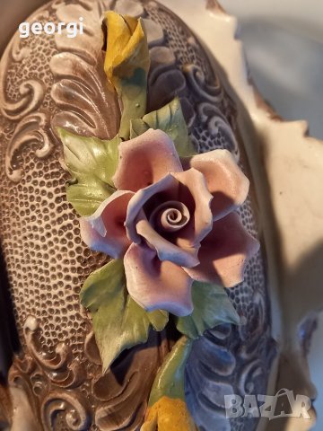 Антична италианска бисквитиера V. Bassano , снимка 7 - Декорация за дома - 36030613